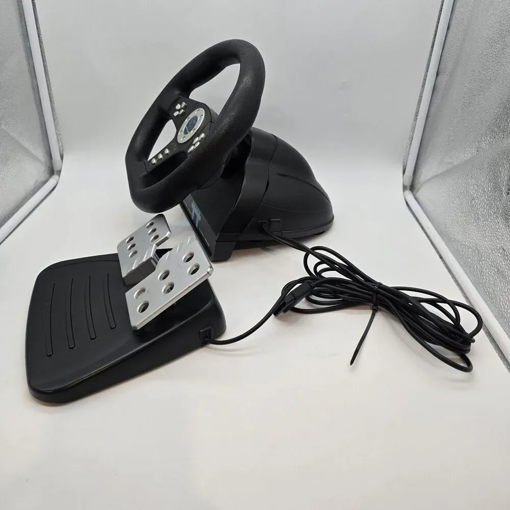 Pelican Playstation 2 PS2 Cobra TT Racing Steering Wheel Controller Pedal